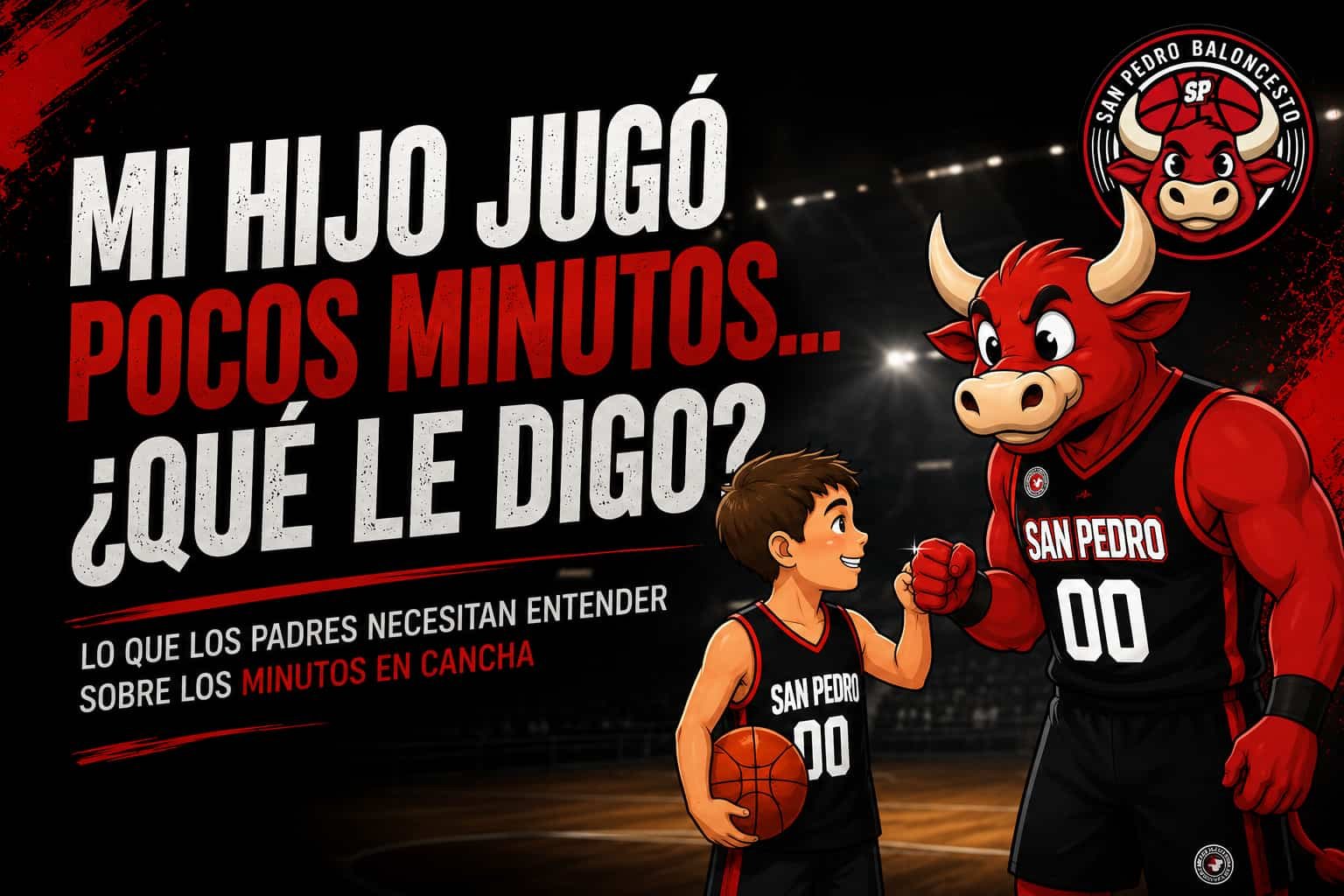 Mi hijo jugó pocos minutos… ¿qué le digo?